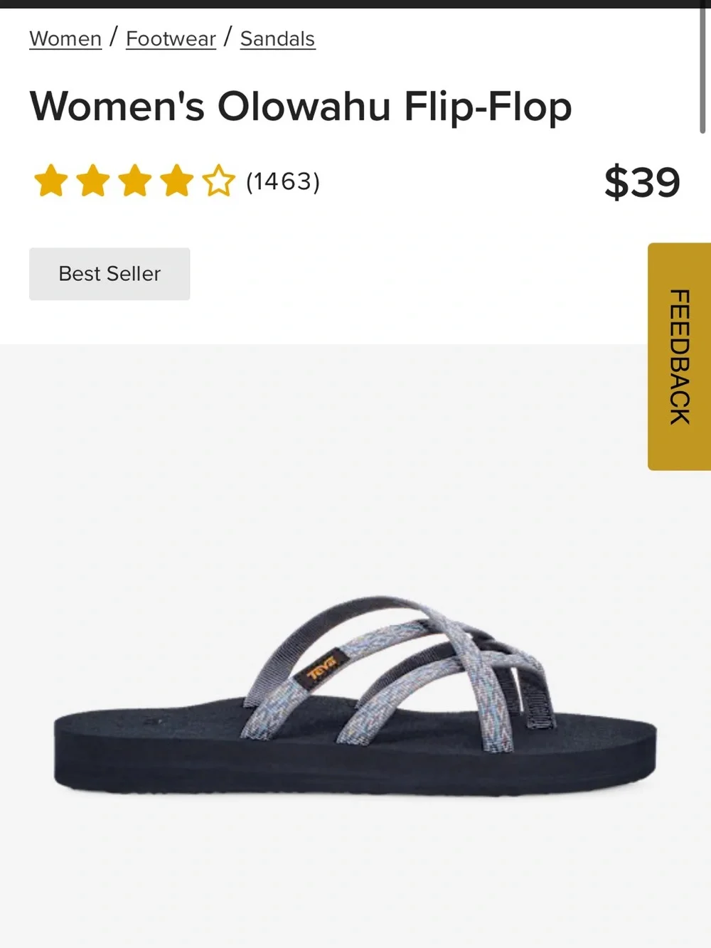 Teva Women's Olowahu Flip-Flop - Picture 7 of 7
